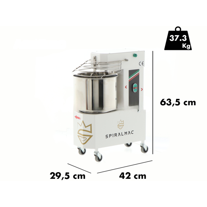 SPIRALMAC SV8HH ROYAL spiraalitaikinakone, 8 kg, 10 nopeutta, 230 V