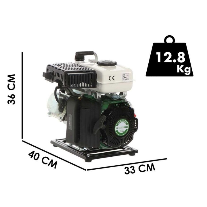 Greenbay GB-WP 25 bensiinikäyttöinen vesipumppu, 2 HP, 25 mm