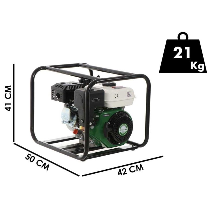 Greenbay GB-WP 50 bensiinikäyttöinen vesipumppu, 7 HP, 500 l/min, 50 mm