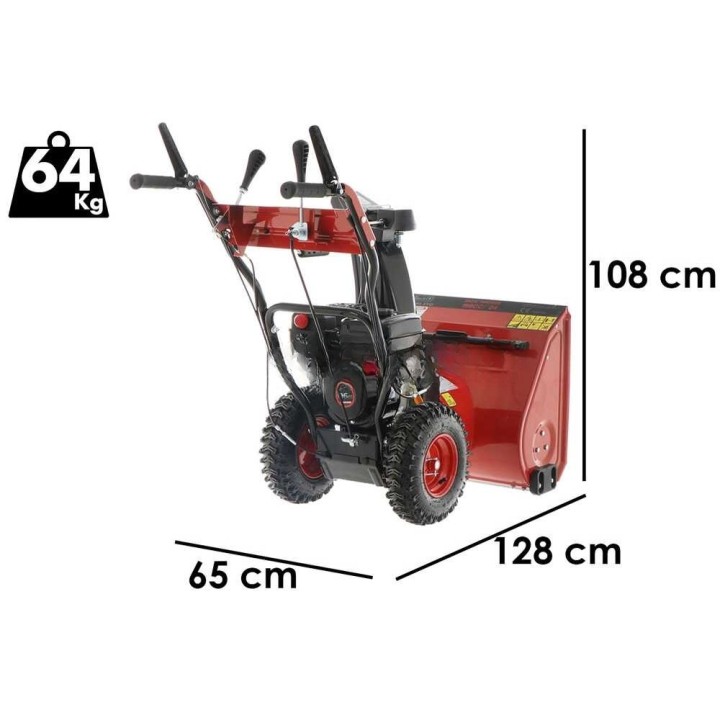 GeoTech ST 662 WL EVO bensiinikäyttöinen lumilinko, Loncin H200, 6,5 HP, 61 cm