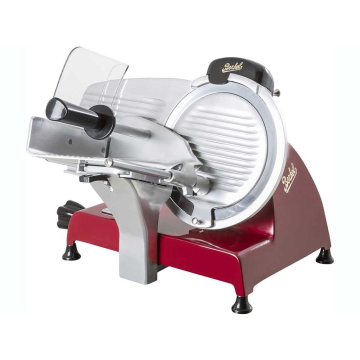 Berkel Red Line 250 ROSSA sähköinen lihaleikkuri, 250 mm, 190 W, punainen