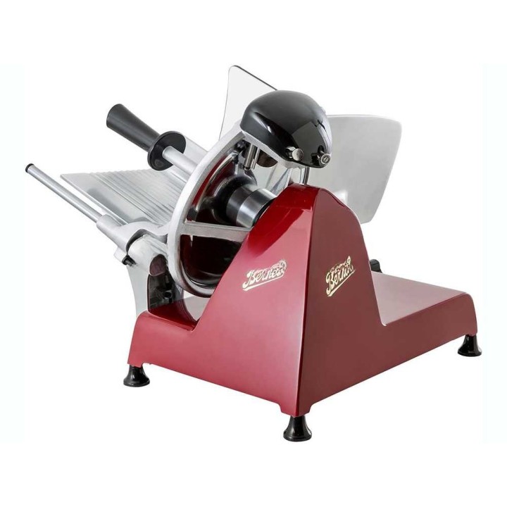 Berkel Red Line 250 ROSSA sähköinen lihaleikkuri, 250 mm, 190 W, punainen