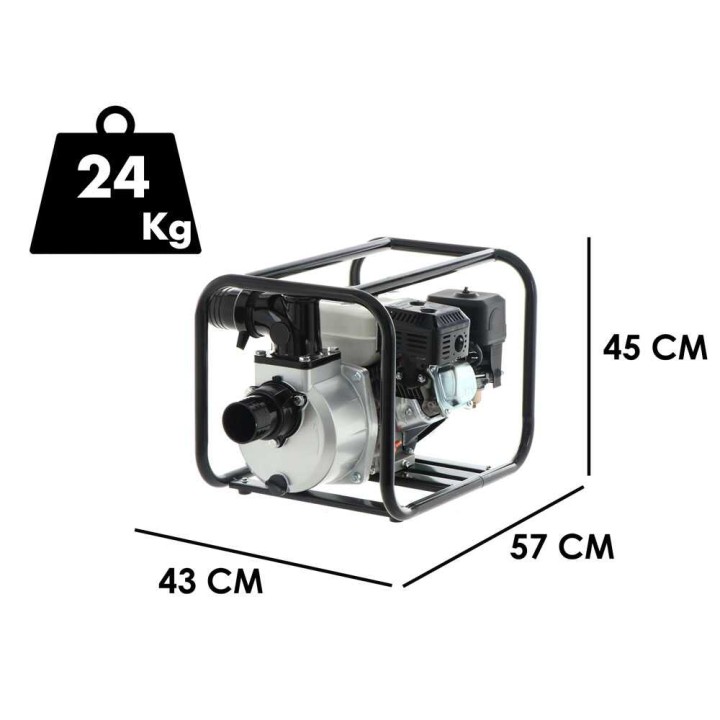 Greenbay GB-WP 80 bensiinikäyttöinen vesipumppu, 7 HP, 80 mm, 933 l/min