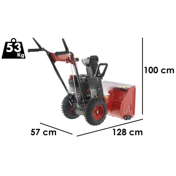 GeoTech ST 557 W EVO -bensiinilumilinko, Loncin H200, 6,5 HP, 56 cm