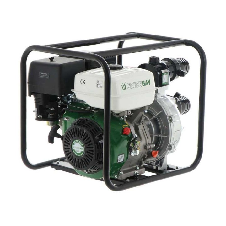 Greenbay GB-HPWP 80 -bensiinikäyttöinen korkeapainepumppu, 15 HP, 80 mm