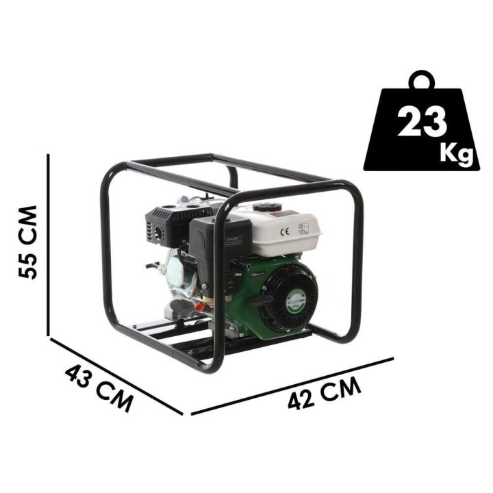 Greenbay GB-TWP 50 moottoripumppu likaiselle vedelle, 7 HP, 50 mm