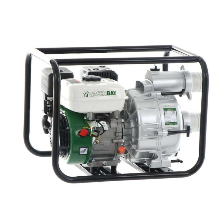 Greenbay GB-TWP 80 bensiinikäyttöinen likavesipumppu, 7 HP, 80 mm
