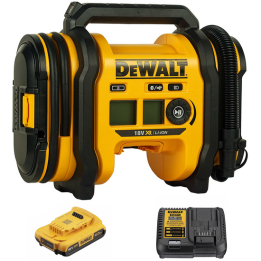 DeWalt DCC018N XJ akkukompressori 18 V 11 bar akku ja laturi
