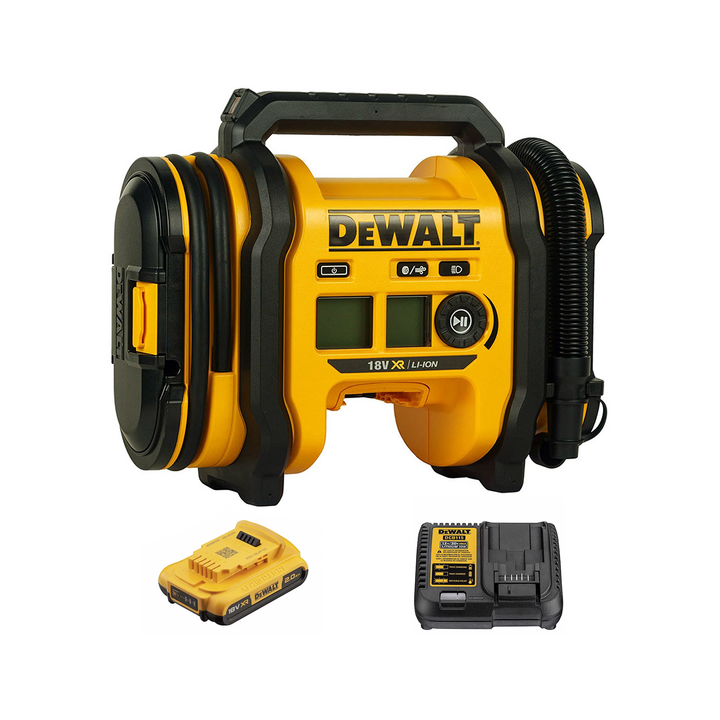 DeWalt DCC018N XJ akkukompressori 18 V 11 bar akku ja laturi