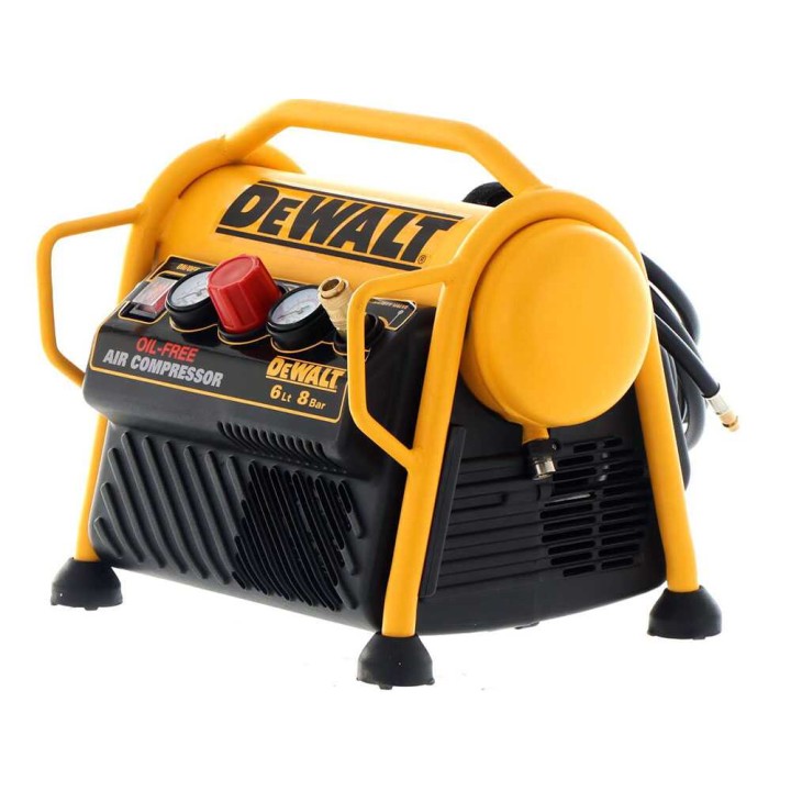 DeWalt DPC6MRC-QS öljytön kannettava sähkökompressori, 6 l, 1,5 HP