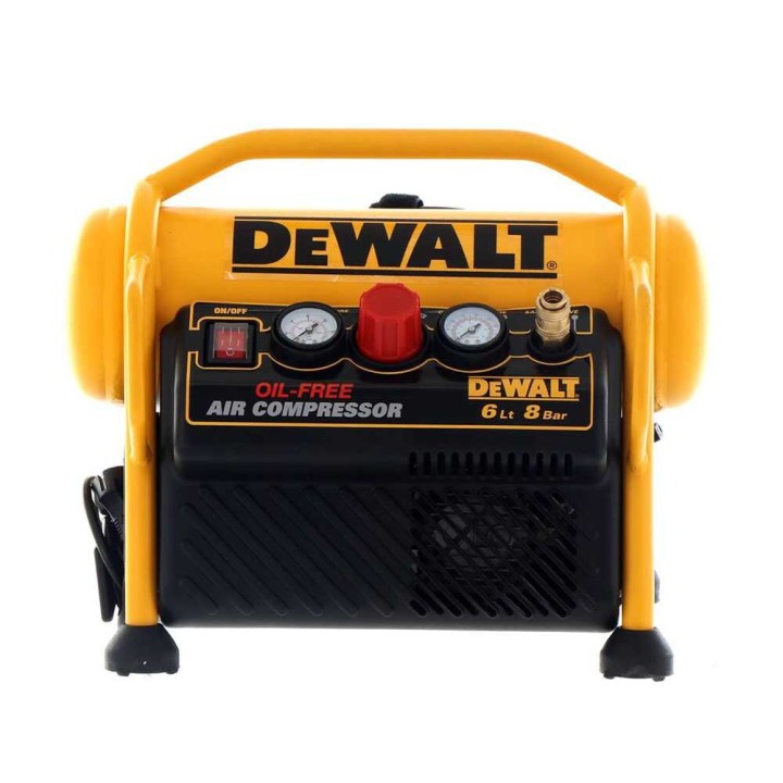 DeWalt DPC6MRC-QS öljytön kannettava sähkökompressori, 6 l, 1,5 HP