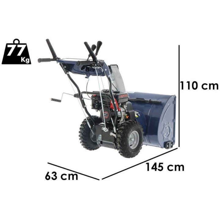BullMach BM-61 LW bensiinikäyttöinen lumilinko, Loncin H200 196 cm³