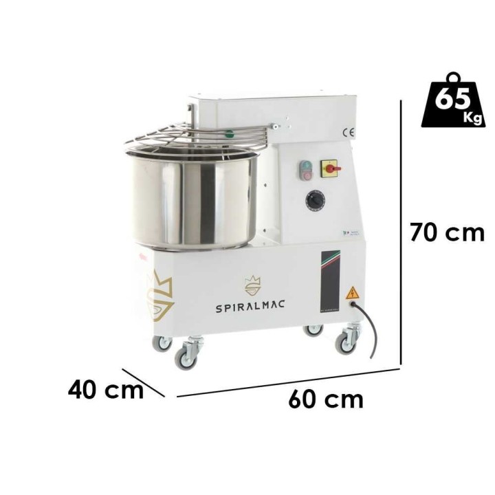 SPIRALMAC SV20 kierretaikinakone, 20 kg, 400 V, 1 100 W