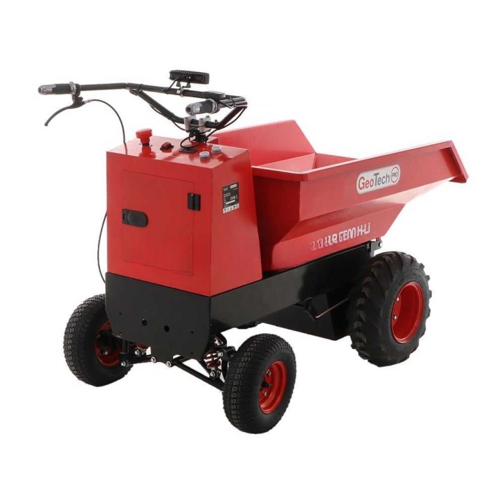 GeoTech Pro Car E500 H-Li akkukäyttöinen minidumper, 1 000 W, 48 V, 500 kg