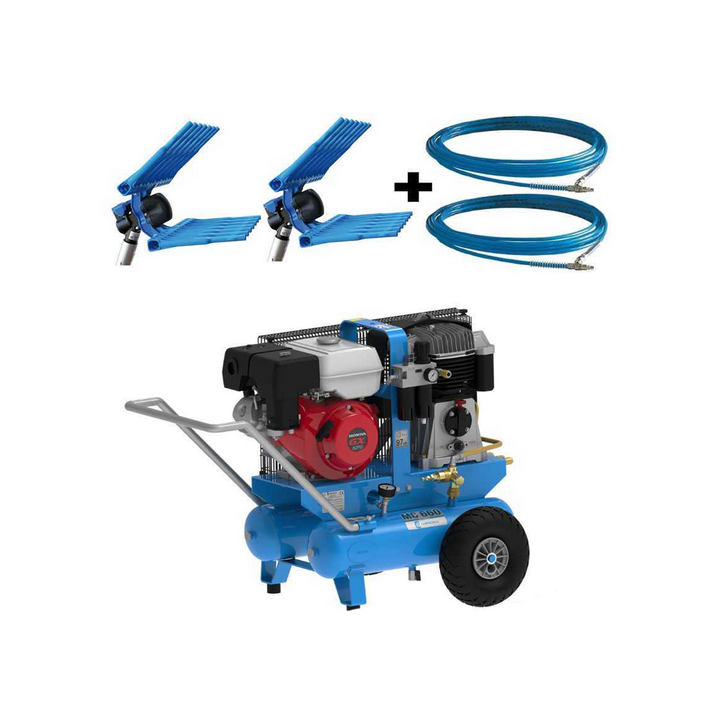 MC 660 moottorikompressori oliivinpoimintaan Honda GX270 11 bar 22 l