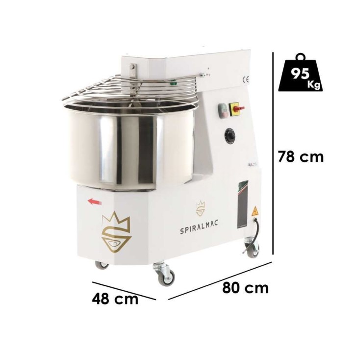 SPIRALMAC SV38 spiraalivaivain, 38 kg, 2 HP, kolmivaihe 400 V