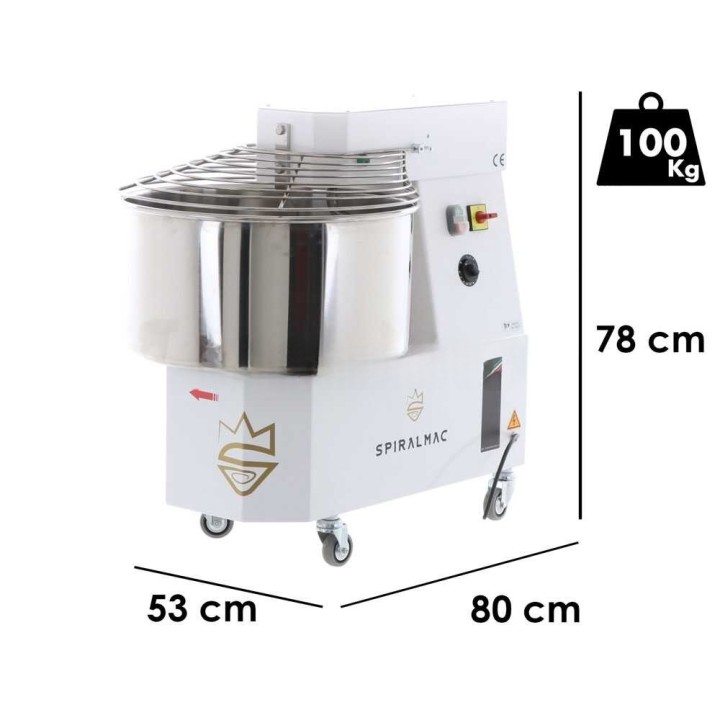 SPIRALMAC SV44 spiraalitaikinakone, 44 kg, 2 HP, 230 V