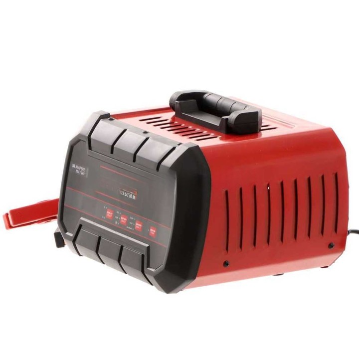 Einhell CE-BC 30 M akkulaturi, käynnistin ja ylläpitolaturi, 12–24 V, 100 A