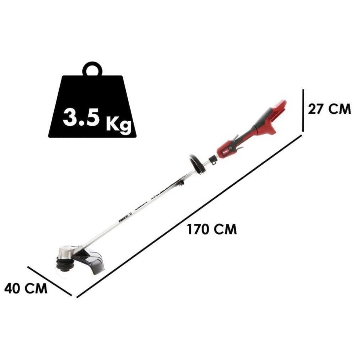 TORO TO-51835T akkuraivuri, 60 V, 2,5 Ah