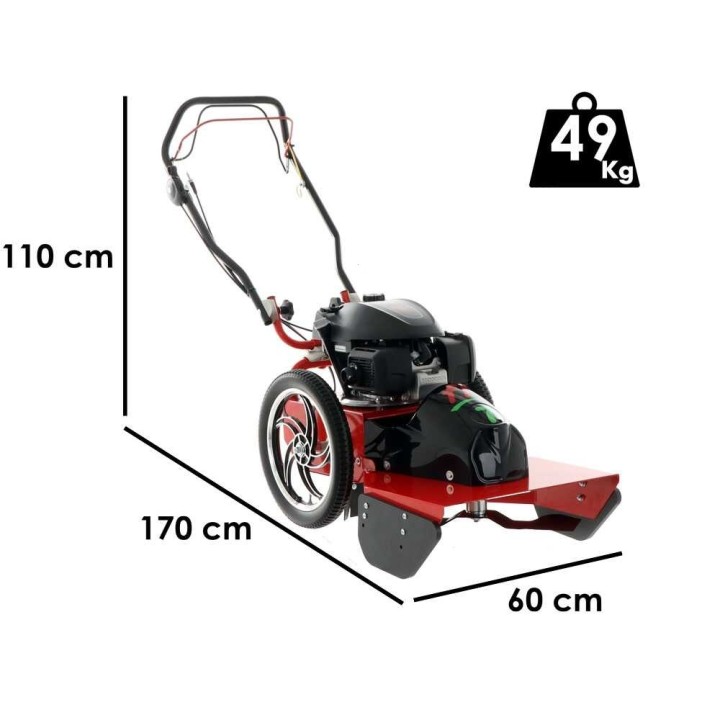 Blue Bird FLO SPEED 7HO trimmerimurskain, Honda GCVx 170, 5,5 HP