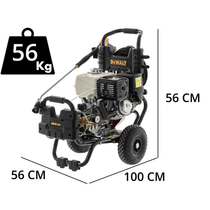 DeWalt DXPW 011E bensiinikäyttöinen painepesuri, 250 bar, Honda GX390