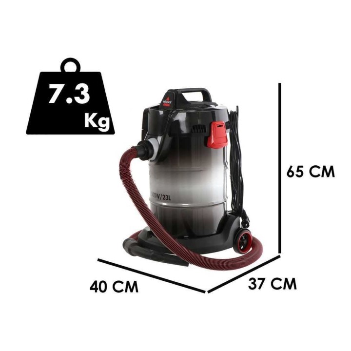 Bissell Wet & Dry Drum märkä- ja kuivaimuri, 1 500 W, 23 l