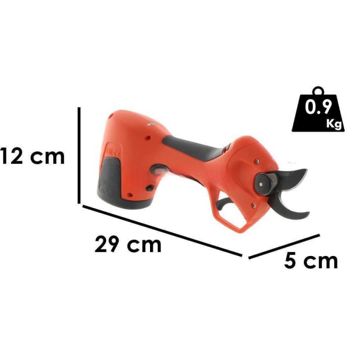 Stocker Vulcano E-25 TR Basic sähköiset oksasakset, 25 mm, 14,4 V, 2,5 Ah