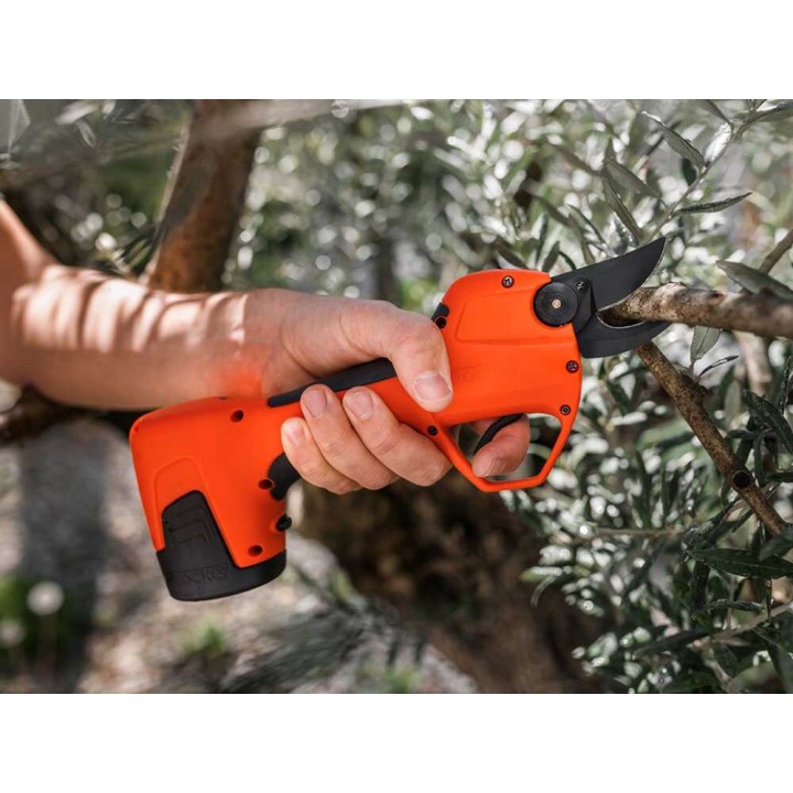 Stocker Vulcano E-25 TR Basic sähköiset oksasakset, 25 mm, 14,4 V, 2,5 Ah