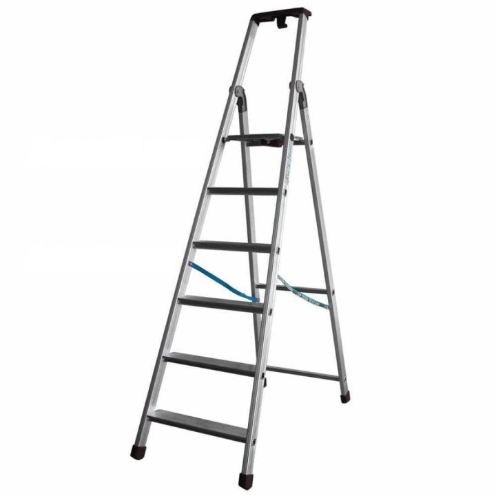 Facal Q50 6 alumiinitikas 6 askelmaa pukkitoiminto 316 cm työskentelykorkeus