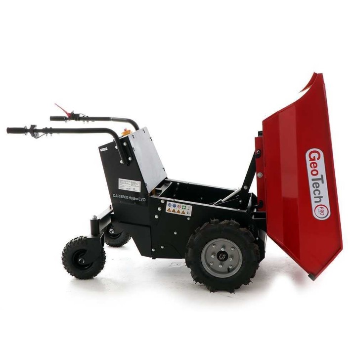 GeoTech Pro CAR E500 e-Lift akkukäyttöinen motocarriola, 48 V, 500 kg