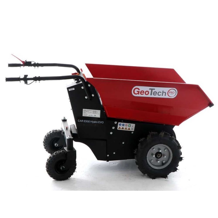 GeoTech Pro CAR E500 e-Lift akkukäyttöinen motocarriola, 48 V, 500 kg