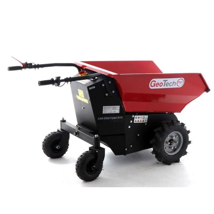 GeoTech Pro CAR E500 e-Lift akkukäyttöinen motocarriola, 48 V, 500 kg