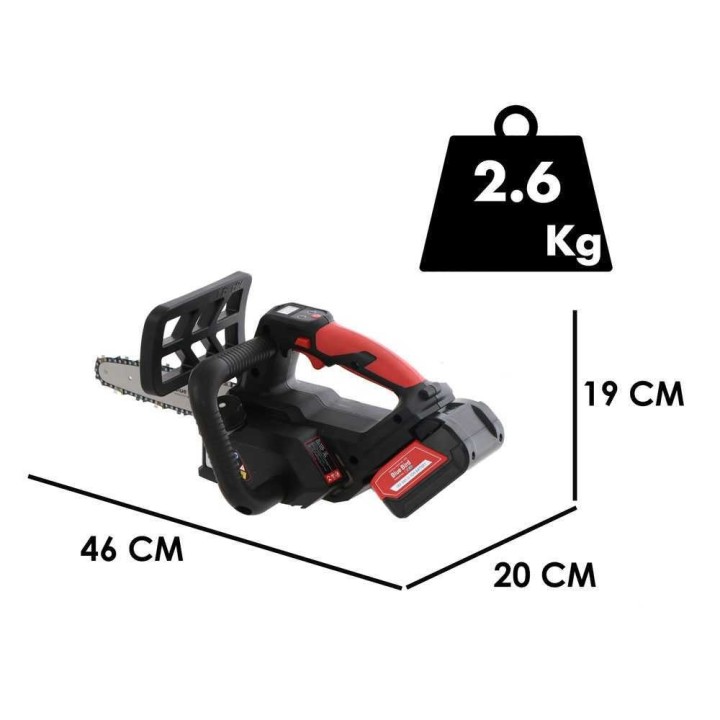 Blue Bird THCS 22-07 akkukäyttöinen karsintasaha, 21 V, 20 cm, 2 akkua