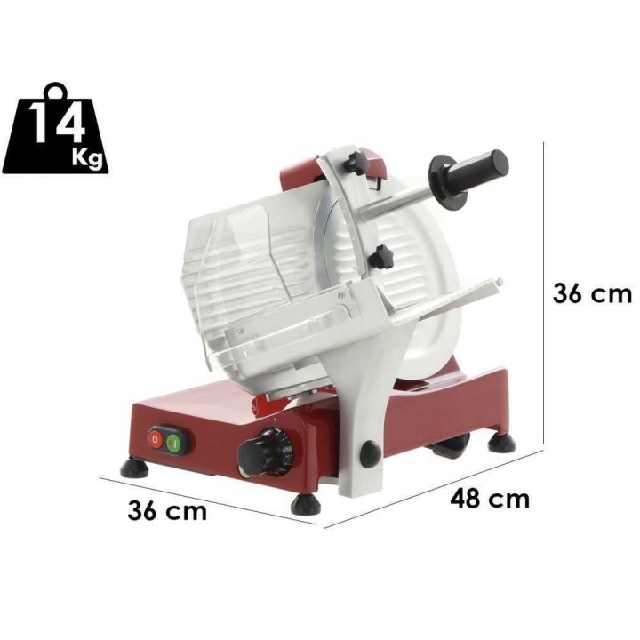 FAC F 250 R Rossa sähköinen viipalekone, 250 mm, 185 W, 230 V