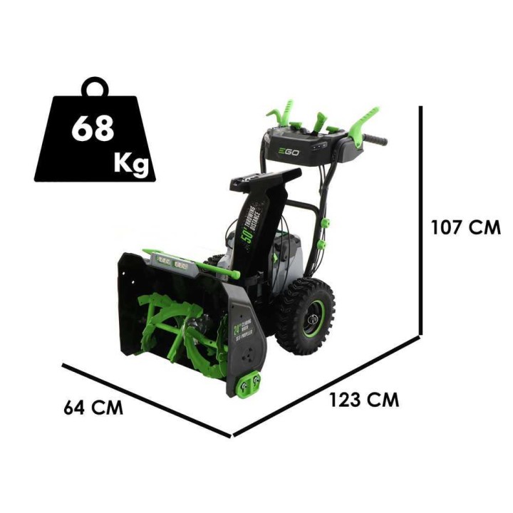EGO SNT 2400E akkulumilinko, 56 V, 60 cm, ilman akkuja ja laturia