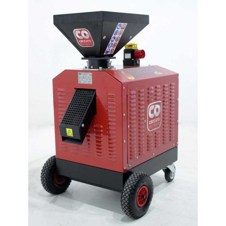 Ceccato Olindo Trifase 5,5 HP -pellettikone, 400 V, 60–70 kg/h