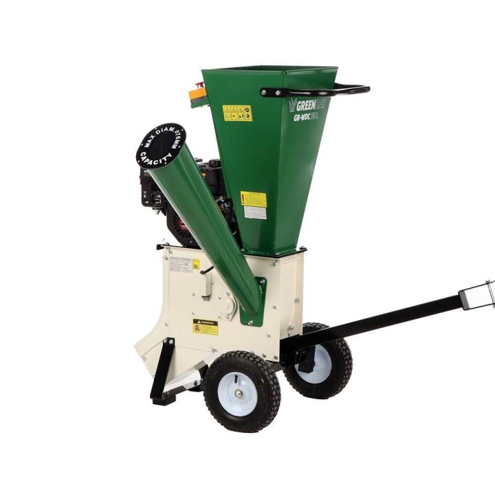 GreenBay GB-WDC 75 L biotriturágép, Loncin 7 HP, 76 mm, bensiinimoottori