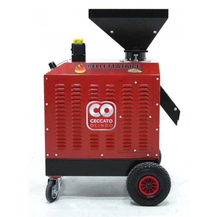 Ceccato Olindo Trifase 5,5 HP -pellettikone, 400 V, 60–70 kg/h