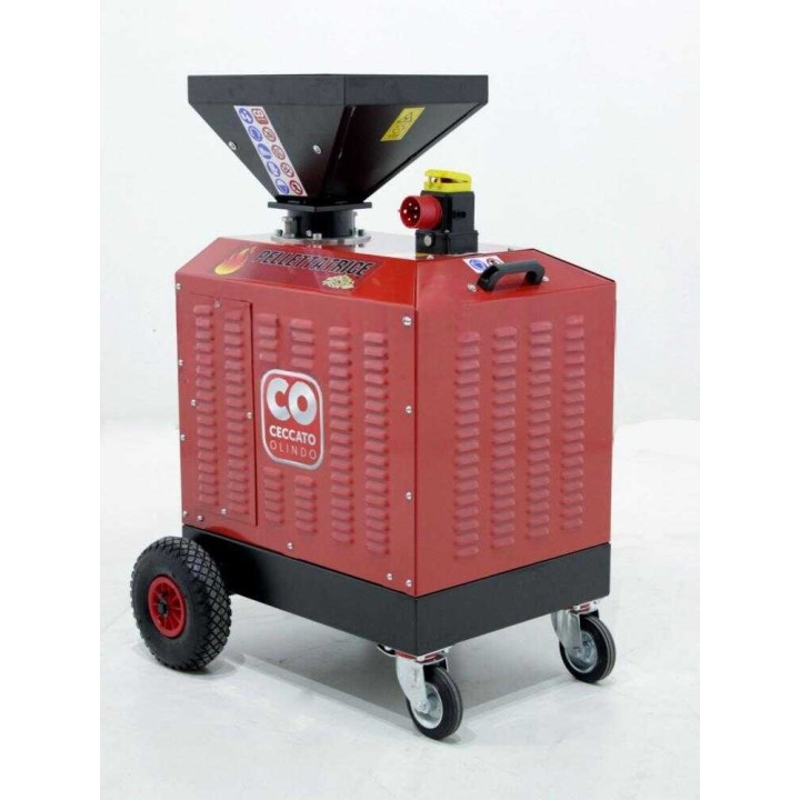 Ceccato Olindo Trifase 5,5 HP -pellettikone, 400 V, 60–70 kg/h