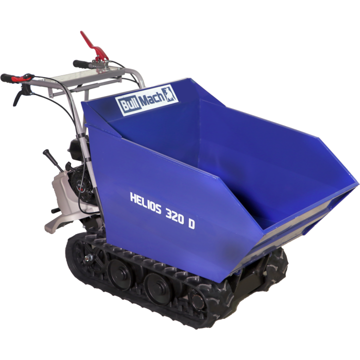 BullMach HELIOS 320 D telaketjudumpperi 320 kg 6 5 HP dumppilava