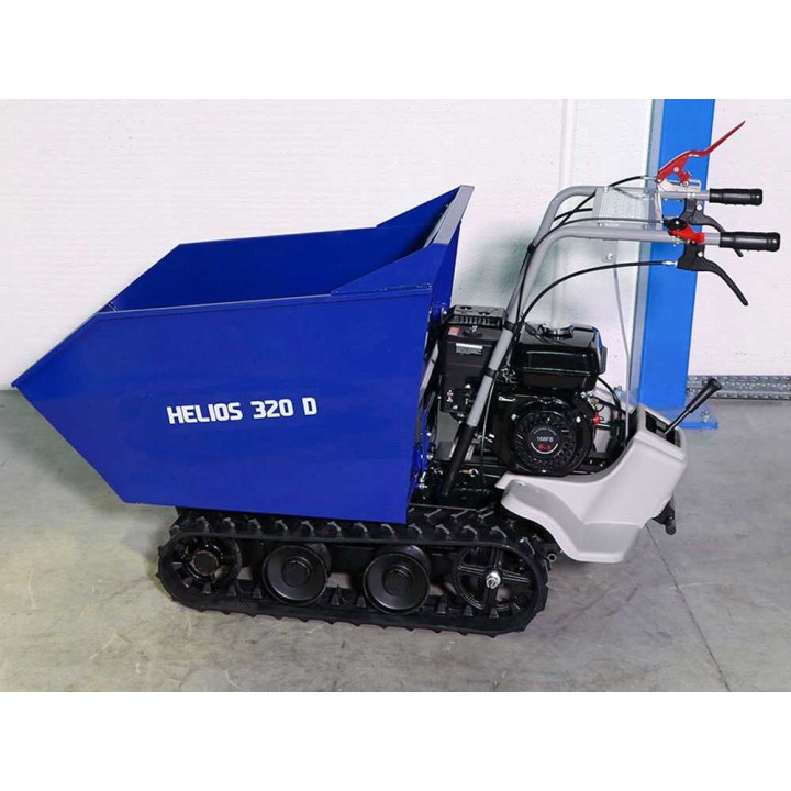 BullMach HELIOS 320 D telaketjudumpperi, 320 kg, 6,5 HP, dumppilava