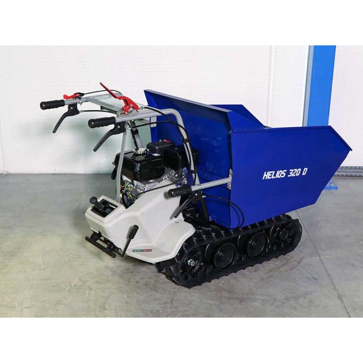 BullMach HELIOS 320 D telaketjudumpperi, 320 kg, 6,5 HP, dumppilava