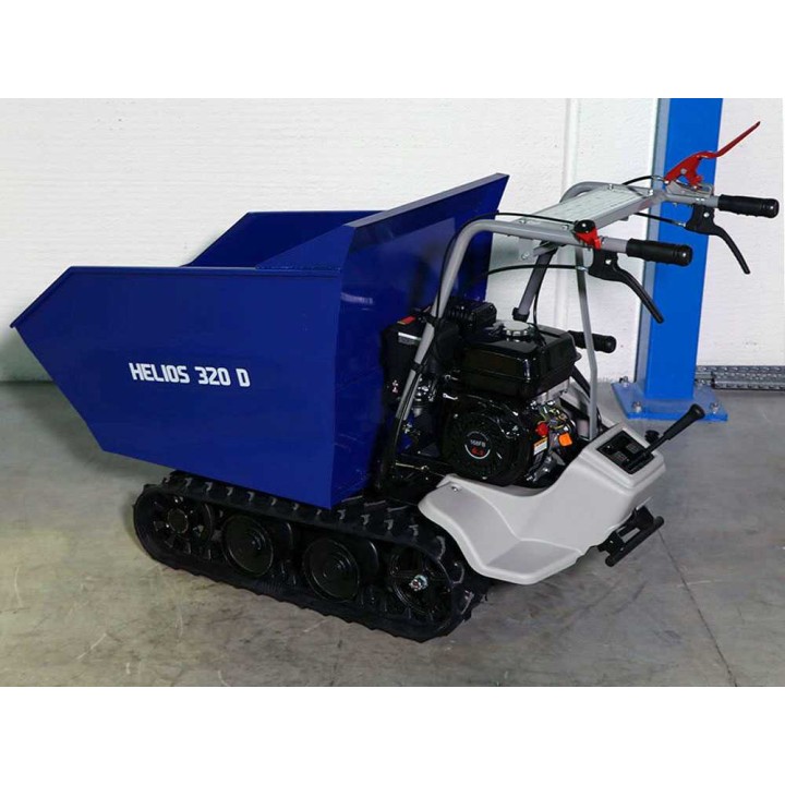BullMach HELIOS 320 D telaketjudumpperi, 320 kg, 6,5 HP, dumppilava