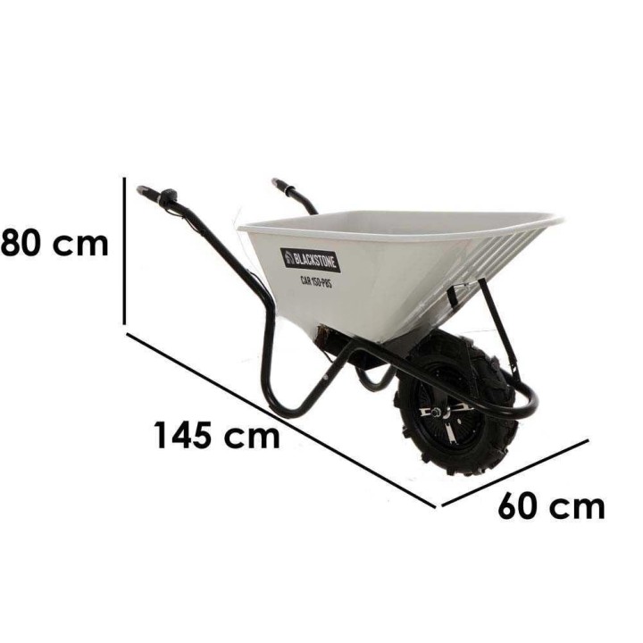 Blackstone CAR 150-P85 akkukäyttöinen kottikärry, 500 W, 24 V, 85 l