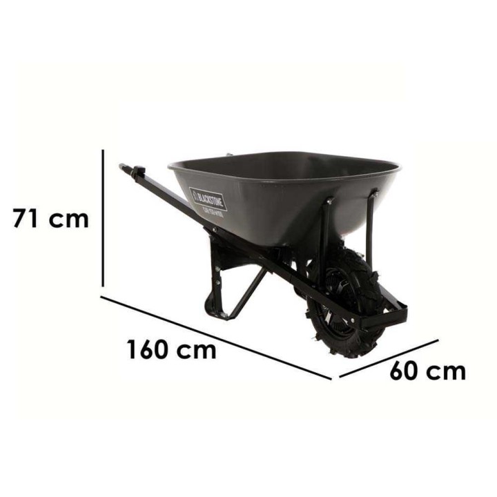 Blackstone CAR 150-M100 akkukäyttöinen peräkärry, 150 kg, 100 l, 24 V