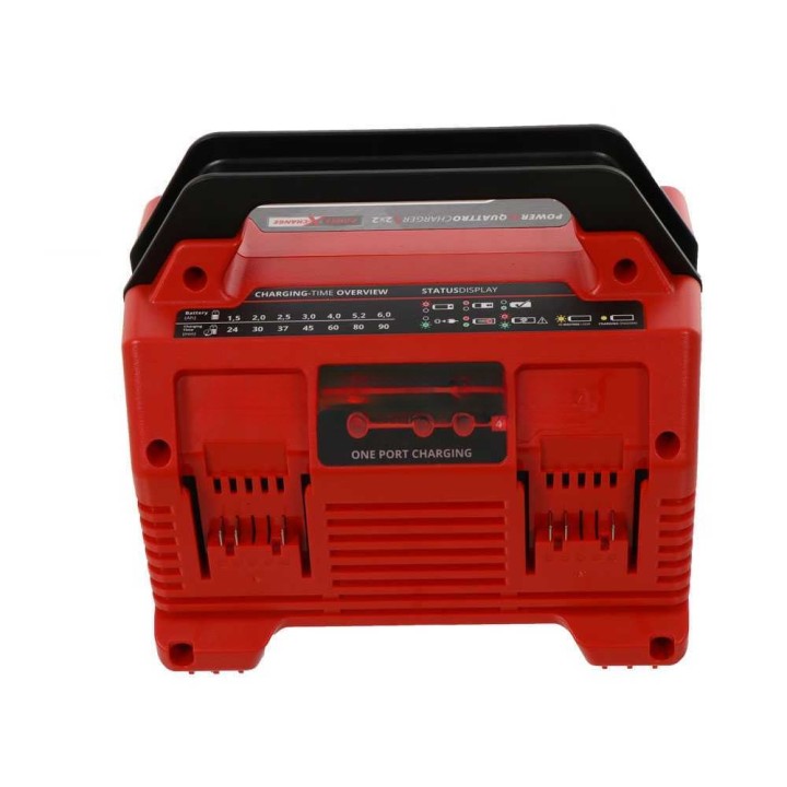 Einhell 2x2 Power X-Quattrocharger 4 A -akkulaturi neljällä portilla