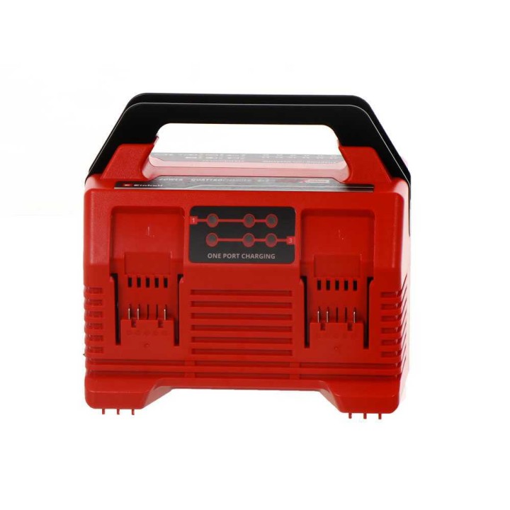 Einhell 2x2 Power X-Quattrocharger 4 A -akkulaturi neljällä portilla