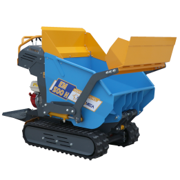 EuroMech EM500H Dump Shovel telaketjukuljetin Honda GX200 500 kg