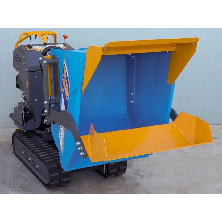 EM500L-Dump & Shovel hydraulinen telaketjudumper, 500 kg, 6,5 HP diesel, kuormauslapio