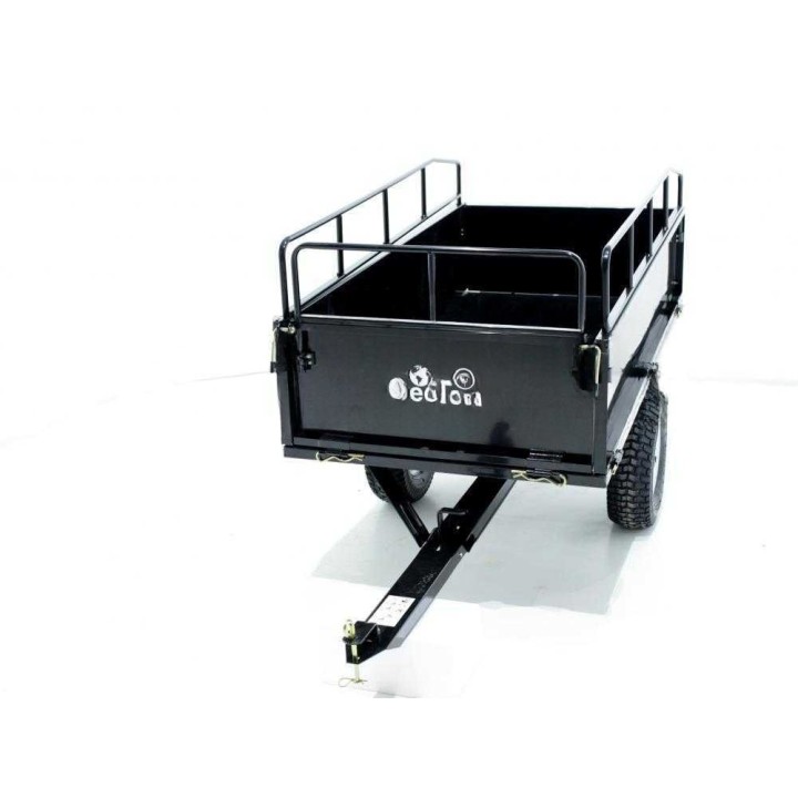 GeoTech MAXI hinattava kippikärry ajoleikkurille, 450 kg, 145 × 71 × 32 cm